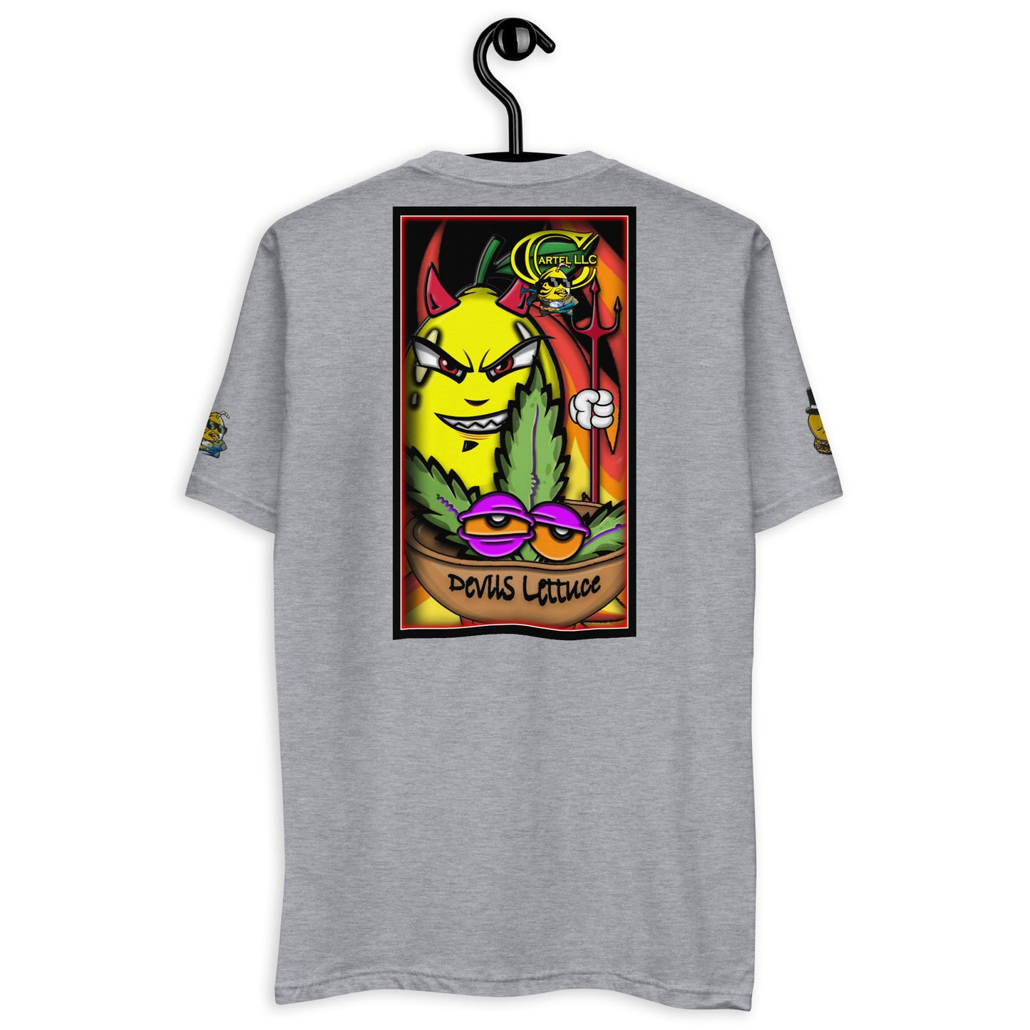 'Devils Lettuce' Embroidered Men's Short Sleeve T-shirt