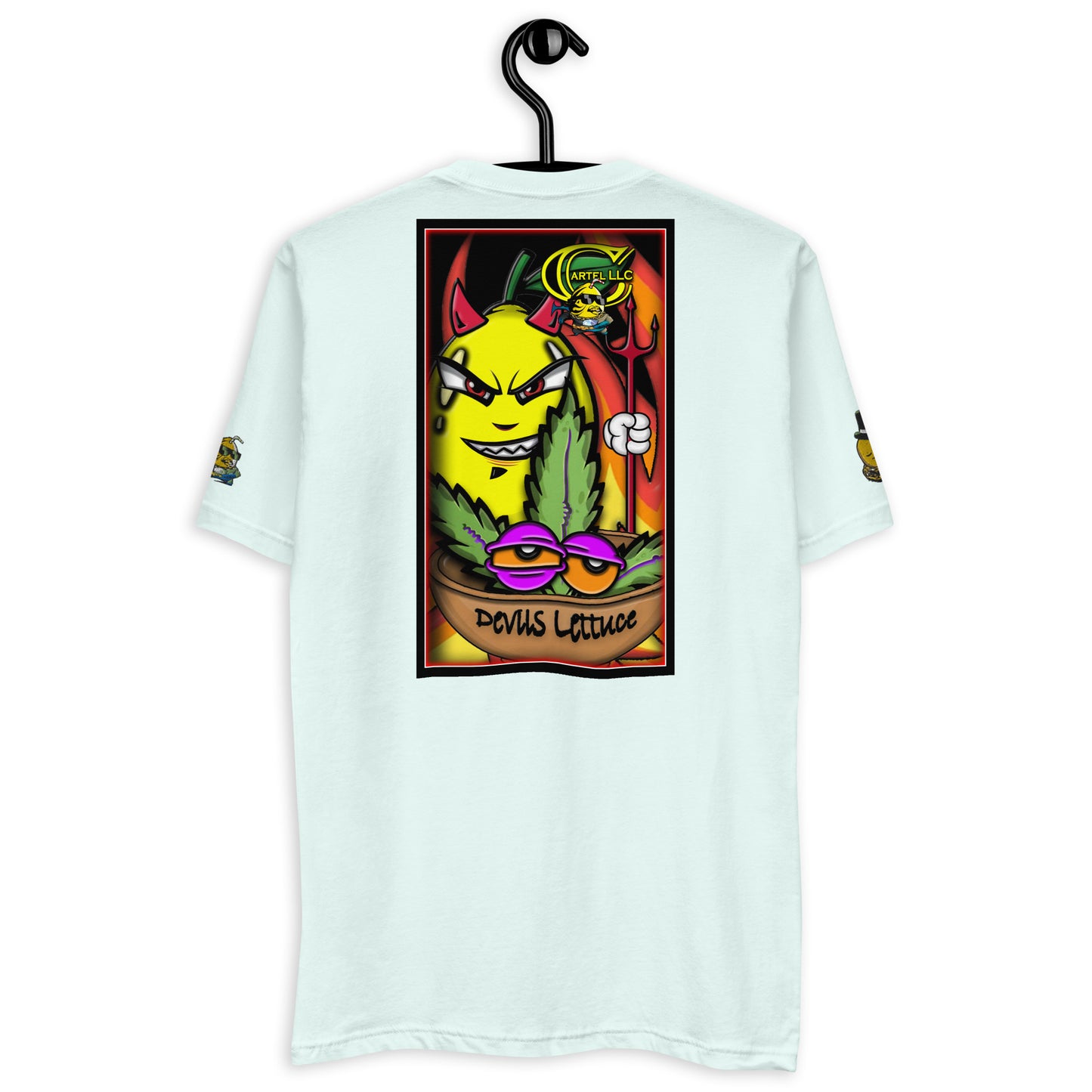 'Devils Lettuce' Embroidered Men's Short Sleeve T-shirt