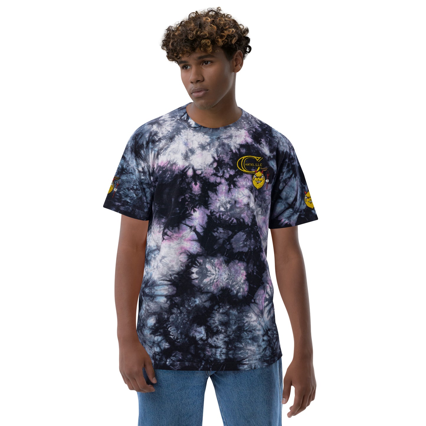 'Devil Lemon' - Oversized Tie-Dye Shirt (Unisex)