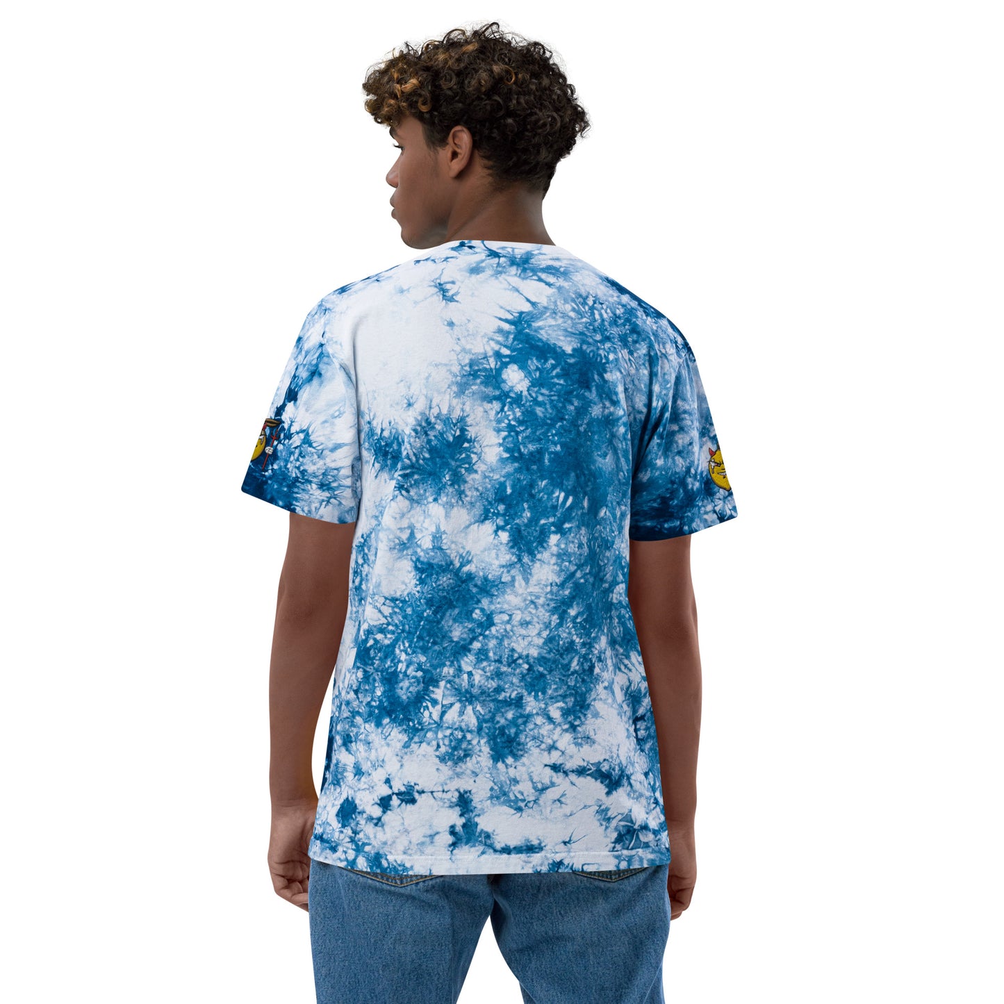 'Devil Lemon' - Oversized Tie-Dye Shirt (Unisex)