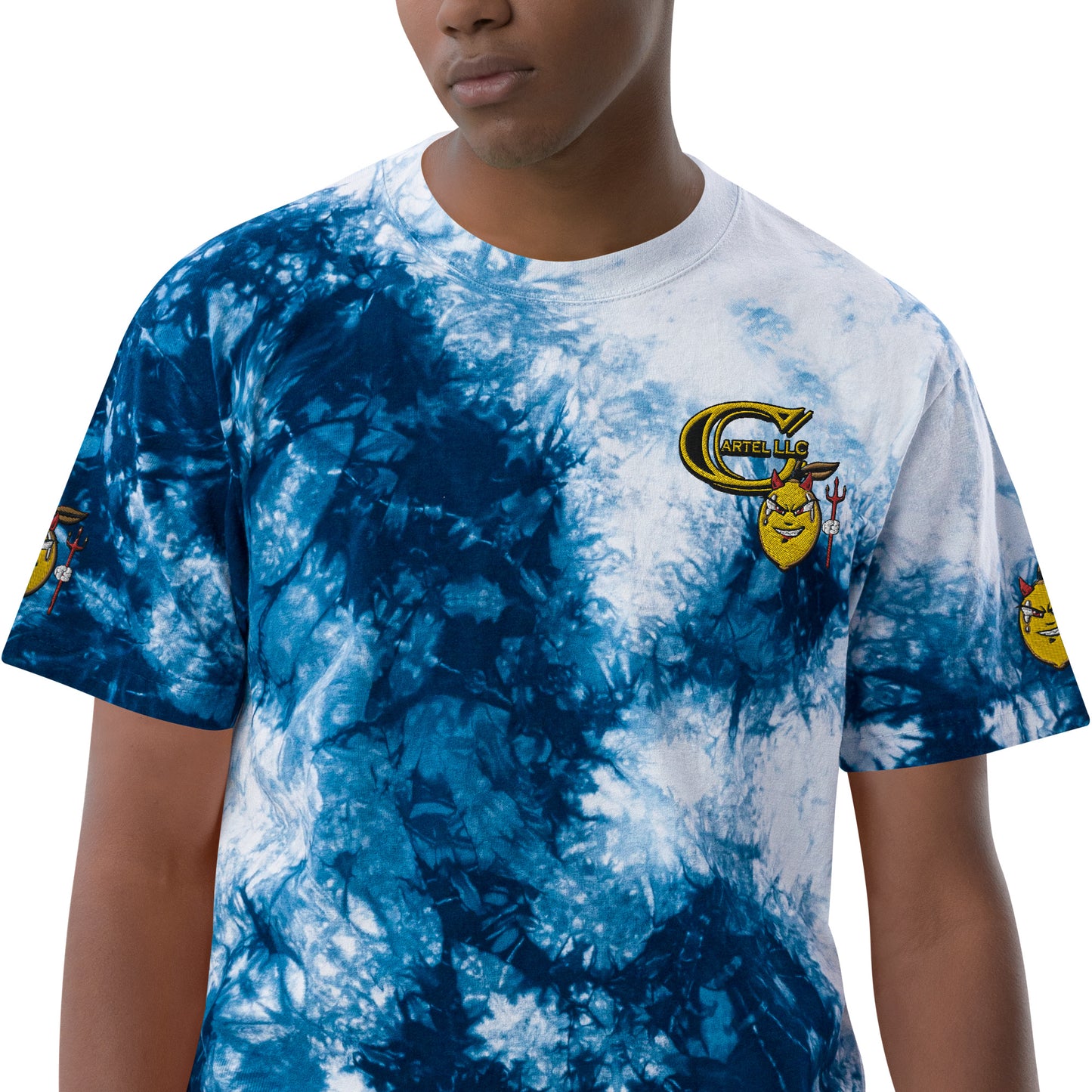 'Devil Lemon' - Oversized Tie-Dye Shirt (Unisex)