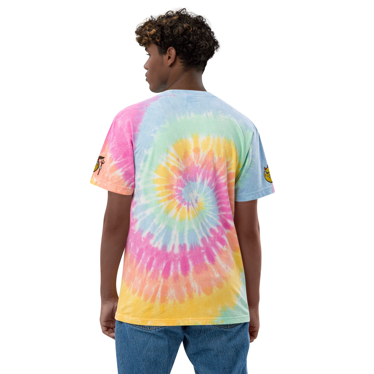 'Devil Lemon' - Oversized Tie-Dye Shirt (Unisex)