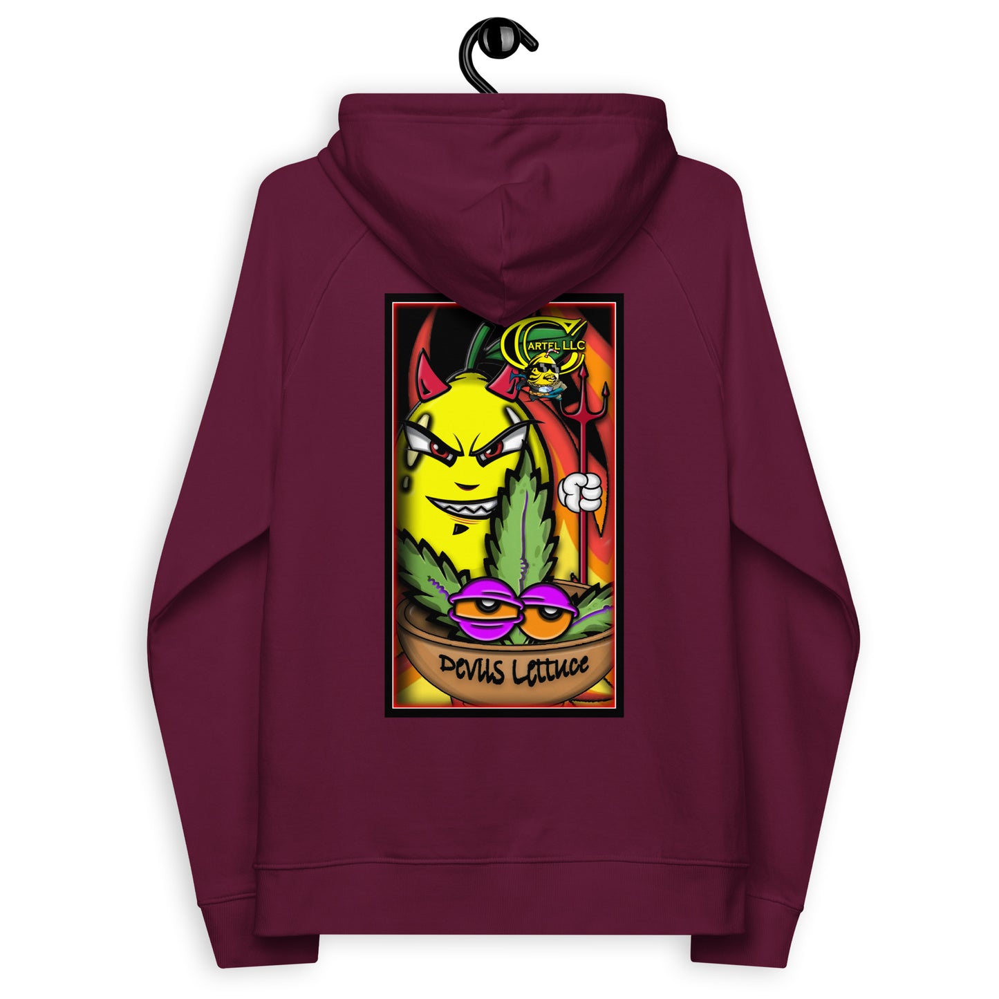 'Devils Lettuce' Embroidered Unisex Hoodie