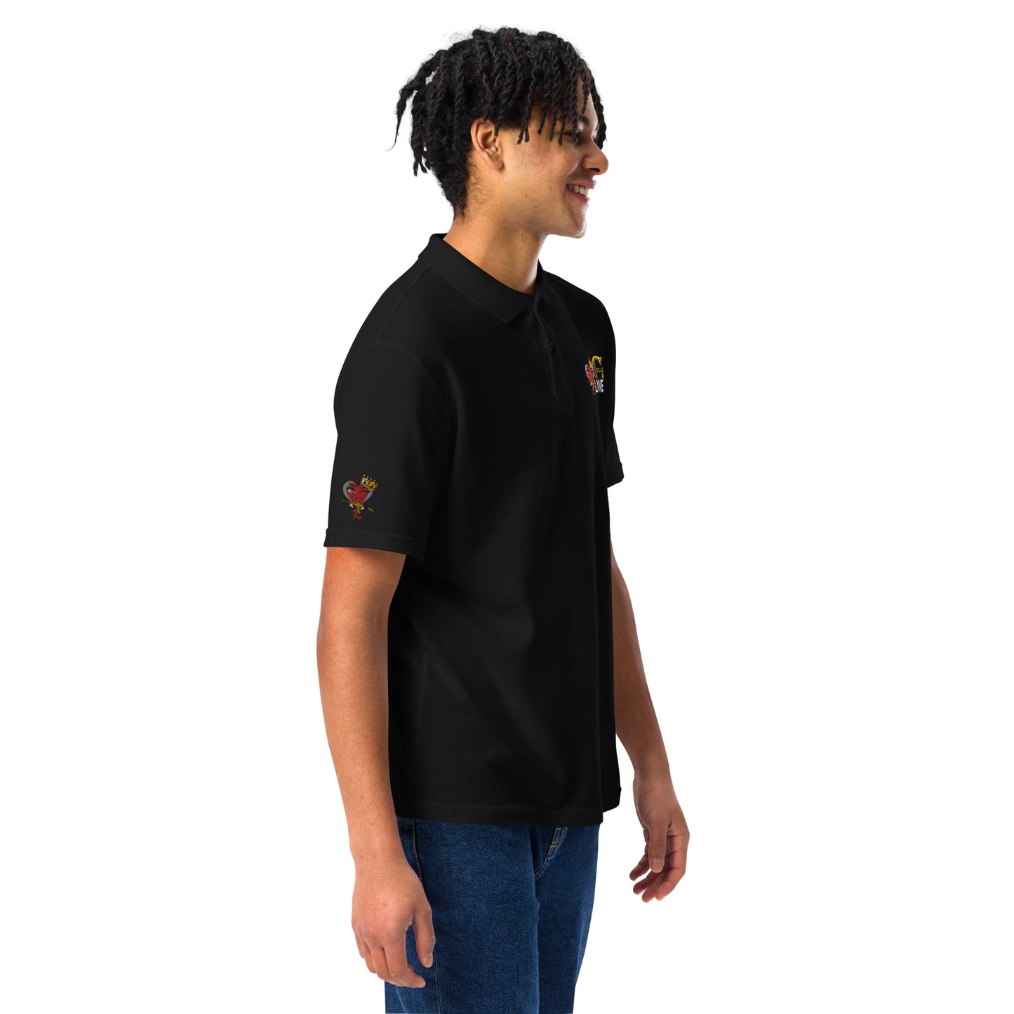 Lxve x Cartel LLC Embroidered Men's Polo