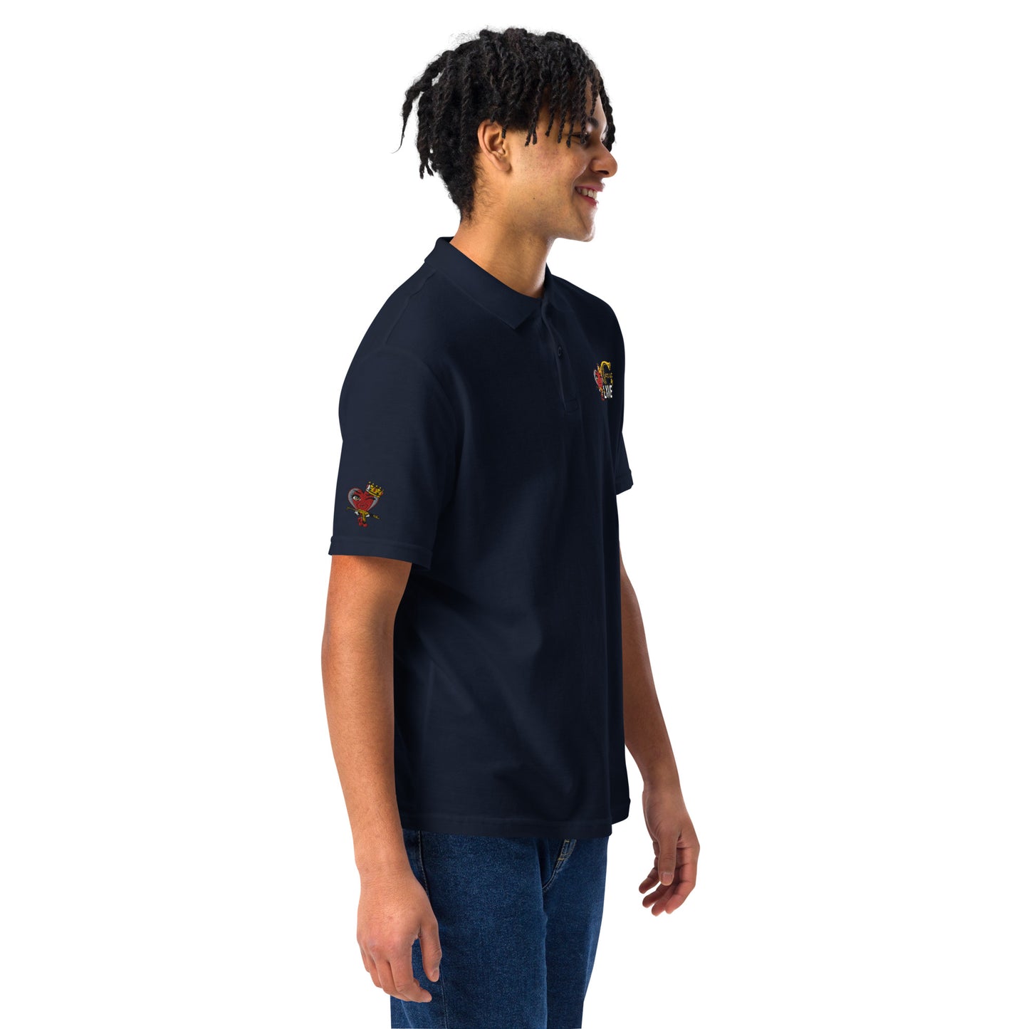 Lxve x Cartel LLC Embroidered Men's Polo