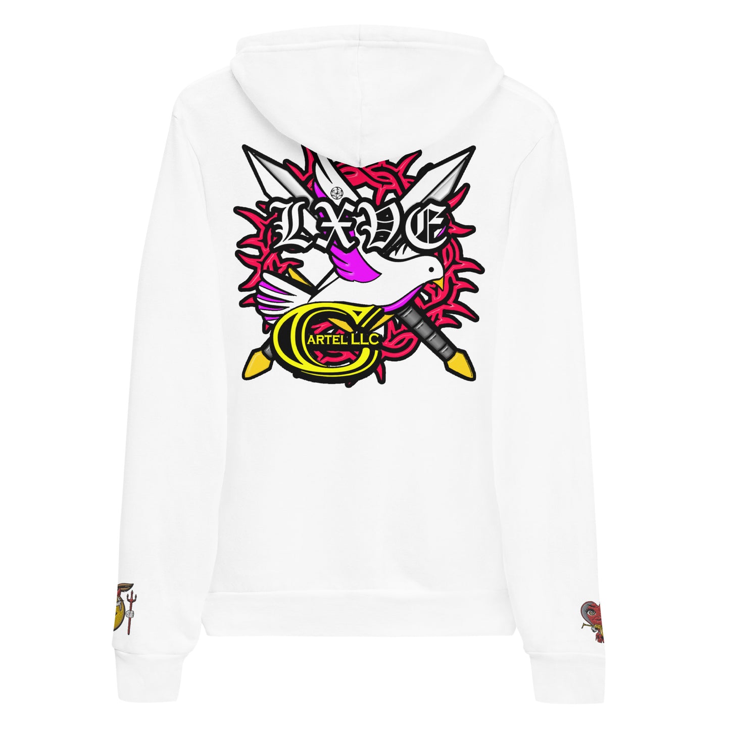 'Aphrodite' - LXVE x Cartel Embroidered  Unisex Hoodie